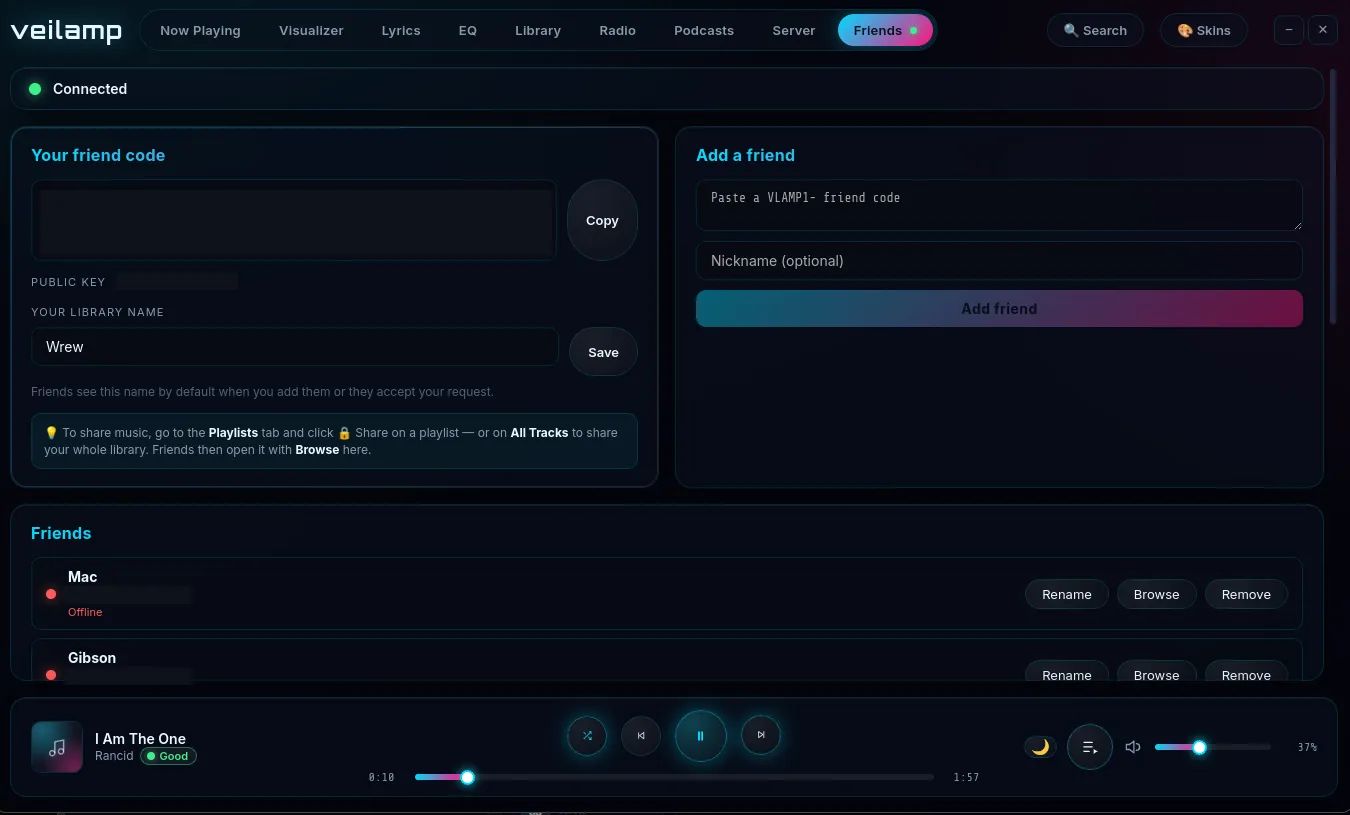 Stream with friends