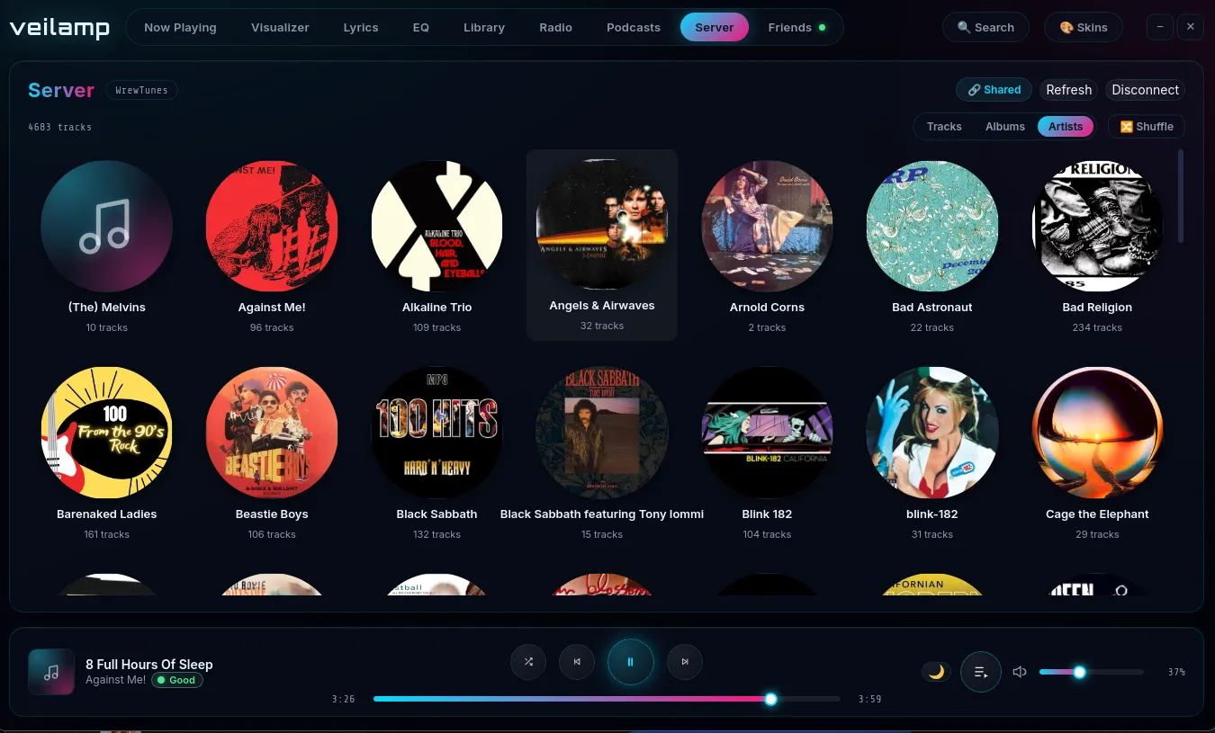 Your own music server